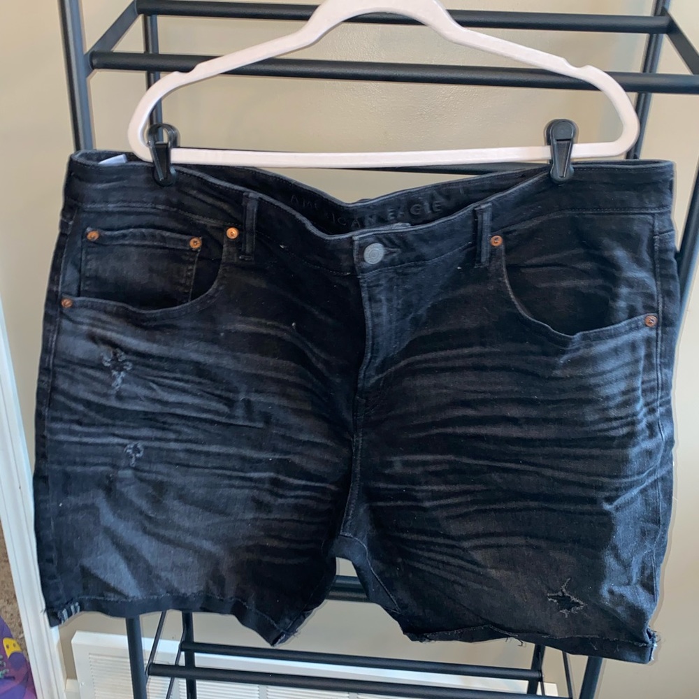 AE Flex+ Denim Shorts